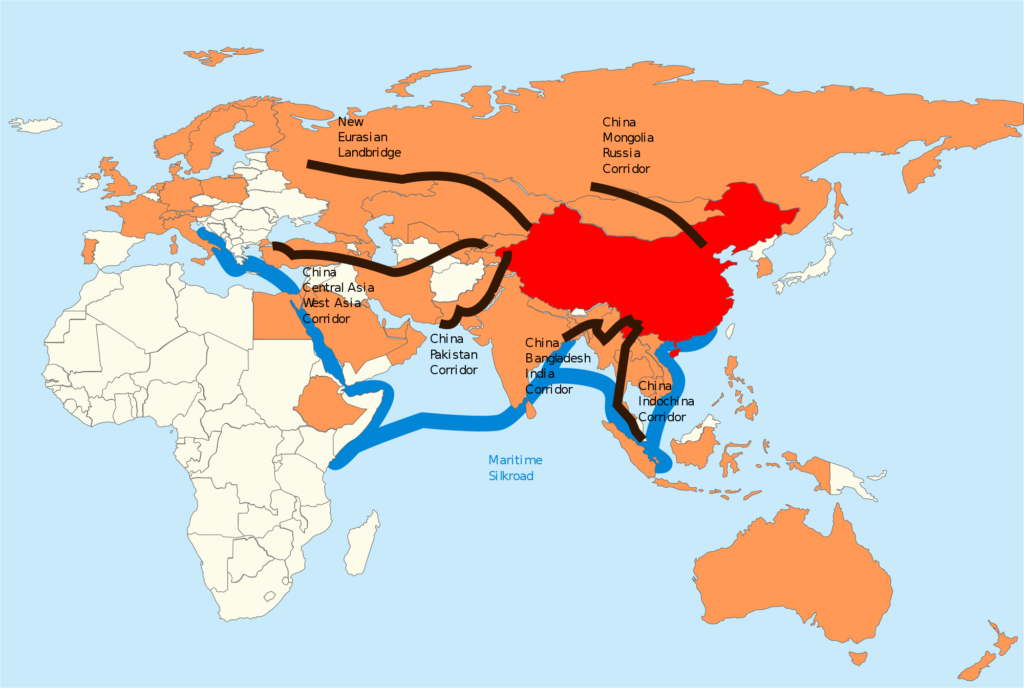 Mapping The Belt And Road Initiative China Now For Teachers